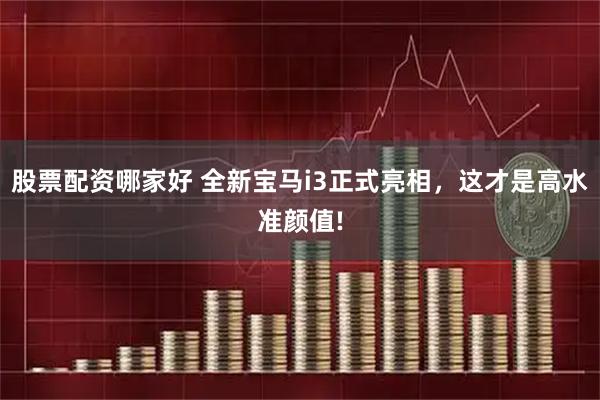 股票配资哪家好 全新宝马i3正式亮相，这才是高水准颜值!